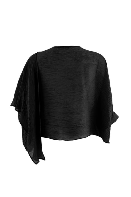 Trendyol Curve Dam Svart Enfärgad Lång Oversize Plus size Blusar - Image 5
