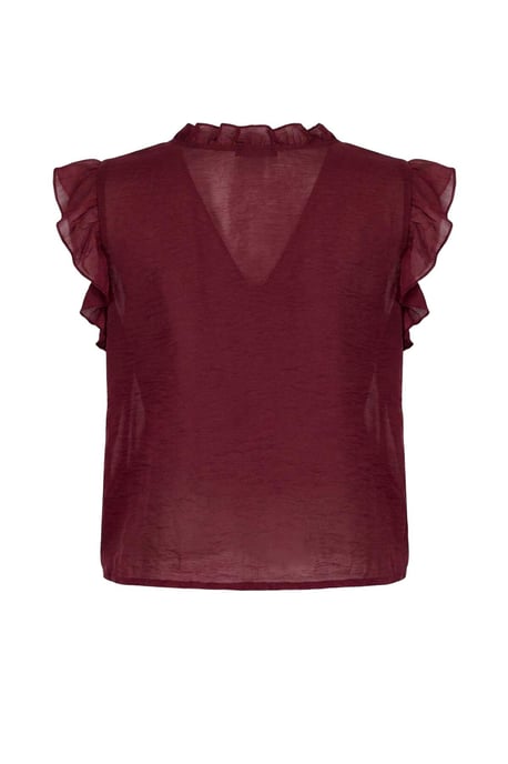 Trendyol Curve Dam Lila Enfärgad Kort Oversize Plus size Blusar - Image 5