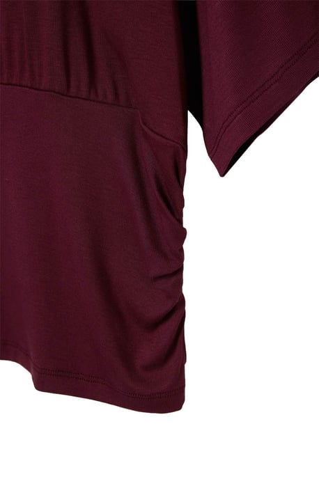 Trendyol Curve Dam Lila Randig Kort Regular fit Plus size Blusar - Image 5