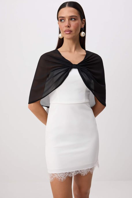 TRENDYOLMİLLA Dames Zwart Effen Mouwloos Regular fit Blouses - Image 1