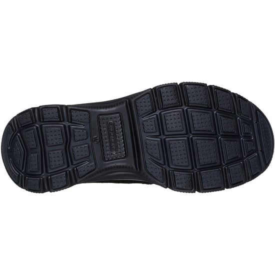 Skechers Easy Going Cool Zip! Leren Dames Zwarte Winter Enkellaarsjes - Image 2