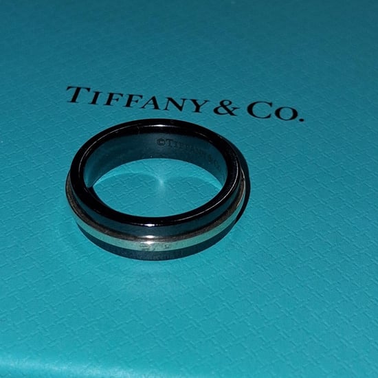 Tiffany & Co T Wide Band Ring in Black Metal - Image 6
