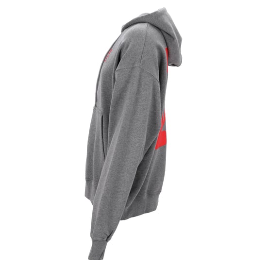 Off-White Hoodie grå med tryck - Image 2