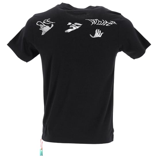 Off-white svart bomulls-t-shirt med logotyp - Image 3