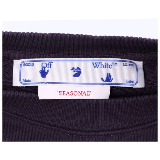 Off-white svart bomulls-t-shirt med logotyp - Image 4