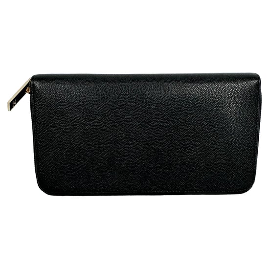 Chanel Timeless CC Zipped Long Wallet in Black Caviar Leather - Image 4