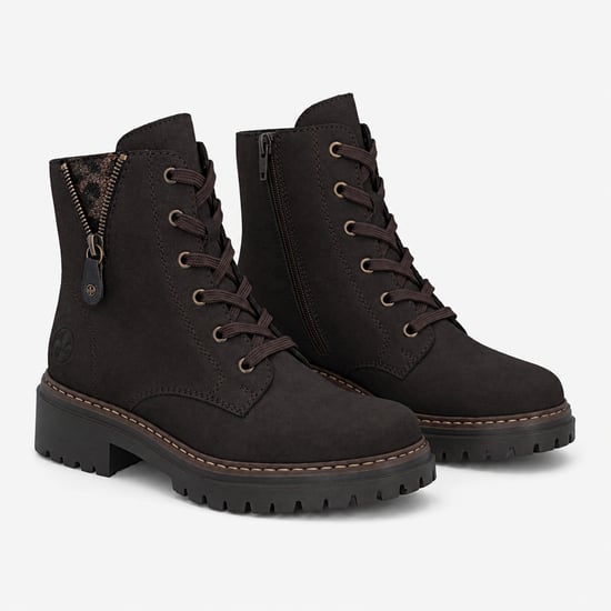 Rieker 72617 Womens Ankle Boots Nougat/antique/espresso - Image 2