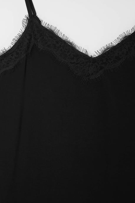 Trendyol Curve Dam Svart Enfärgad Ärmlös Figursydd Plus size Blusar - Image 4