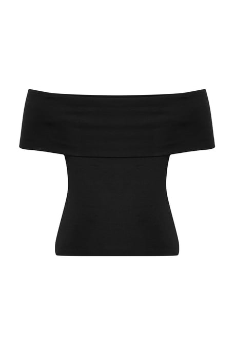 Trendyol Curve Dam Svart Enfärgad Ärmlös Figursydd Plus size Blusar - Image 5