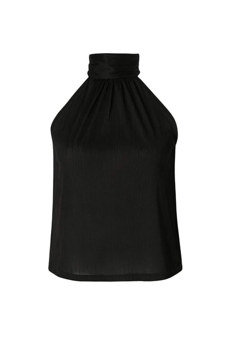 Trendyol Curve Dam Svart Enfärgad Ärmlös Regular fit Plus size Blusar - Image 3