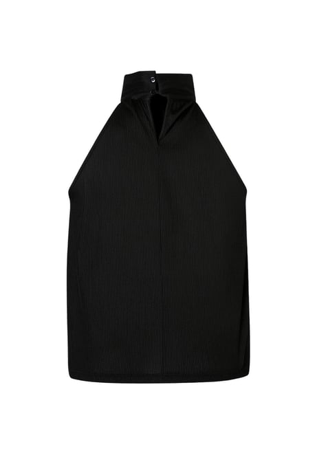 Trendyol Curve Dam Svart Enfärgad Ärmlös Regular fit Plus size Blusar - Image 4