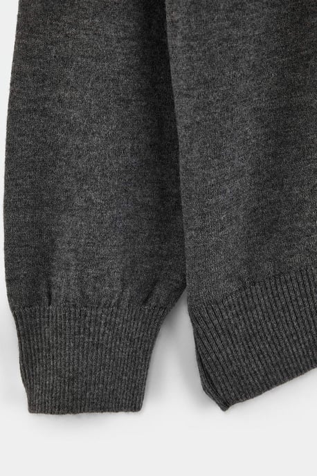 TRENDYOL MAN Men's Gray Plain Long Oversize Cardigans - Image 4