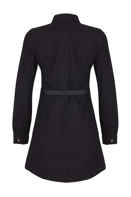 TRENDYOLMİLLA Dames Zwart Effen Extra Kort / Super Mini Lang Casual A-lijn Jurken - Image 5