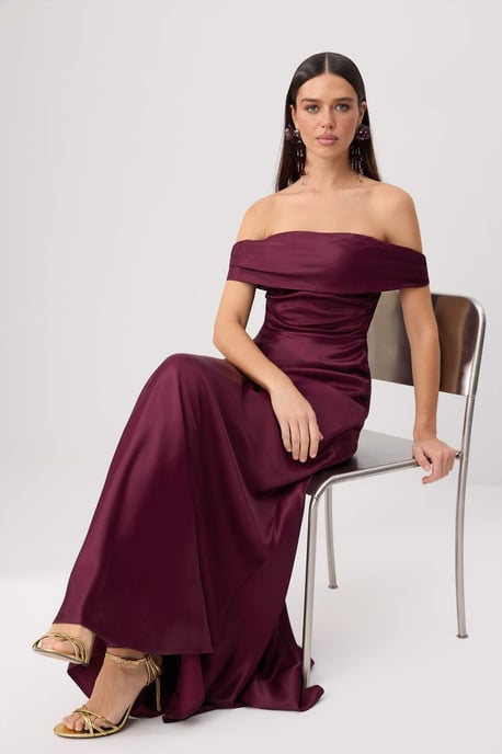 TRENDYOLMİLLA Dames Paars Effen Maxi Mouwloos Skater Jurken - Image 6
