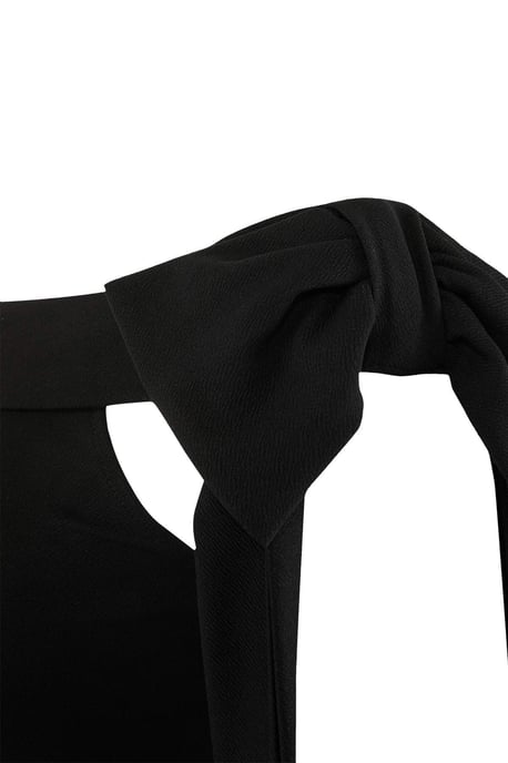 Trendyol Curve Dam Svart Enfärgad Maxi Ärmlös Elegant/Kväll A-linje Plus size Klänning - Image 4