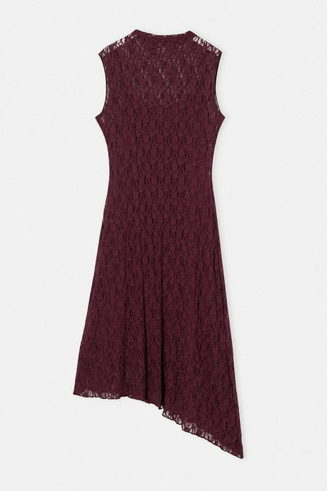 Trendyol Curve Dam Lila Enfärgad Maxi Ärmlös A-linje Plus size Klänning - Image 4