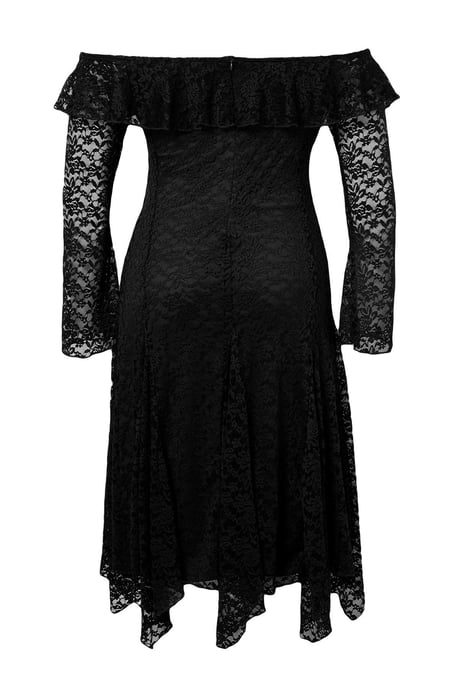 Trendyol Curve Dam Svart Enfärgad Maxi Lång A-linje Plus size Klänning - Image 5
