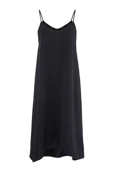Trendyol Curve Dam Svart Enfärgad Maxi Ärmlös Casual A-linje Plus size Klänning - Image 3