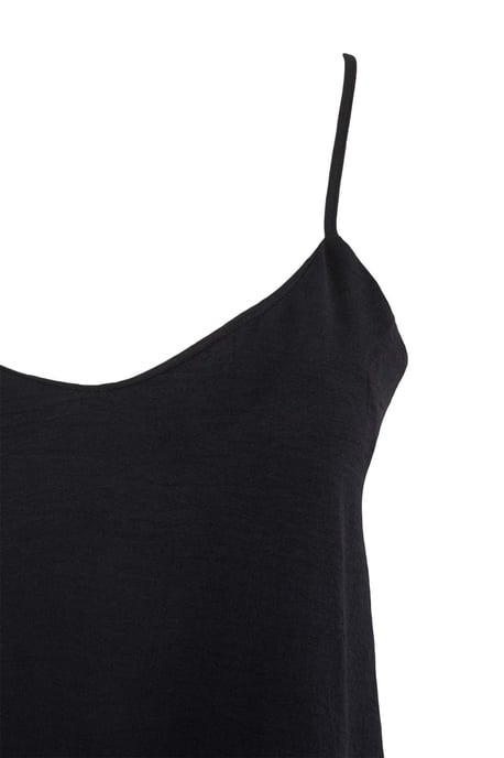Trendyol Curve Dam Svart Enfärgad Maxi Ärmlös Casual A-linje Plus size Klänning - Image 4