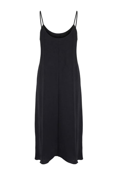 Trendyol Curve Dam Svart Enfärgad Maxi Ärmlös Casual A-linje Plus size Klänning - Image 5