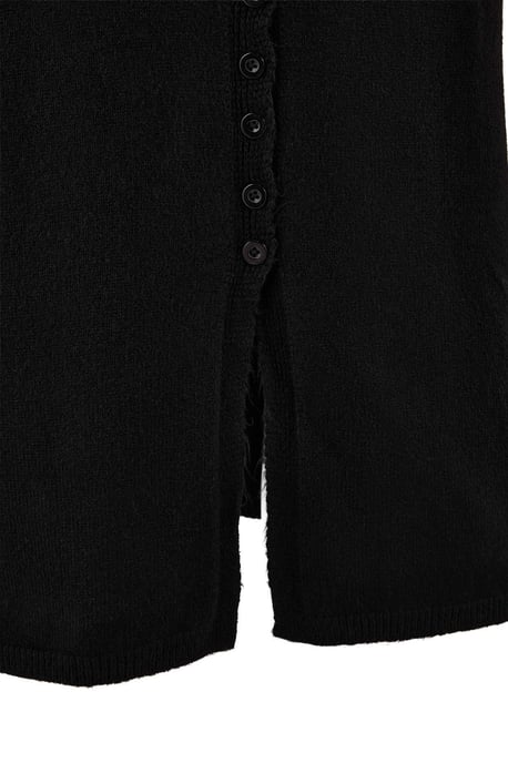 Trendyol Curve Dam Svart Enfärgad Lång Figursydd Plus size Koftor - Image 2