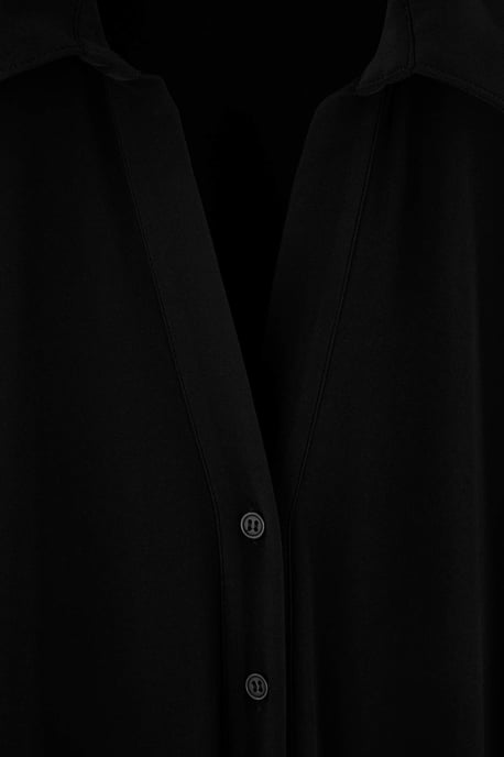 Trendyol Curve Dam Svart Enfärgad Maxi Kort Rak Plus size Klänning - Image 5
