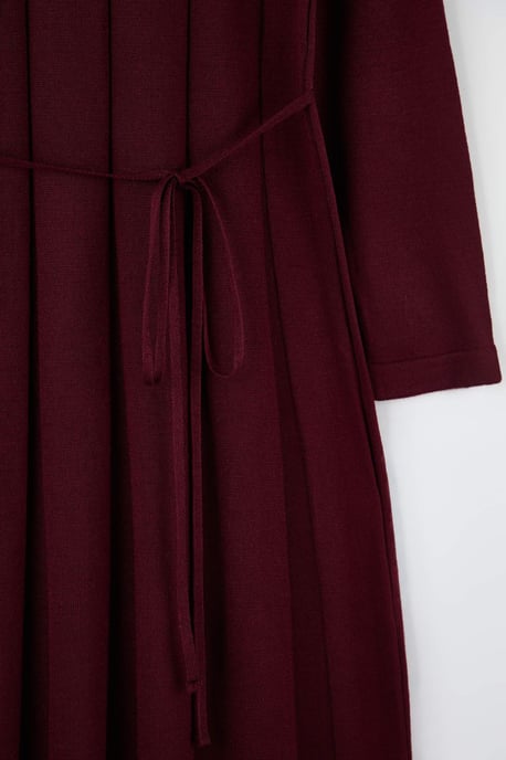Trendyol Modest Dames Paars Effen Maxi Lang Casual A-lijn Modest Jurken - Image 5