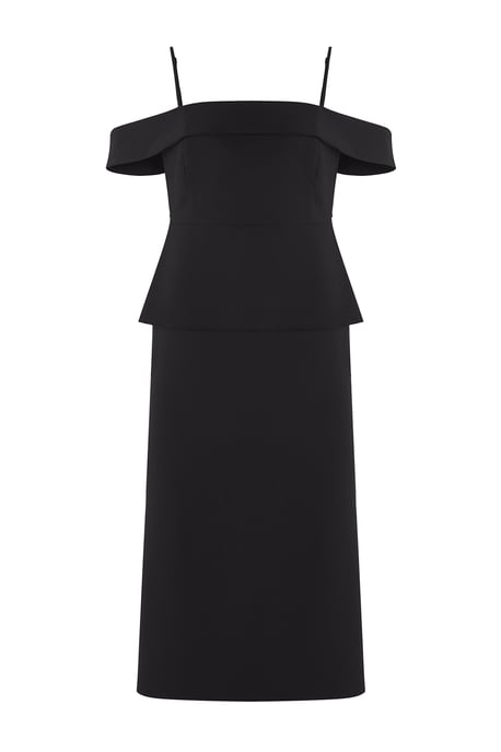 Trendyol Curve Dam Svart Enfärgad Maxi Ärmlös Elegant/Kväll A-linje Plus size Klänning - Image 5