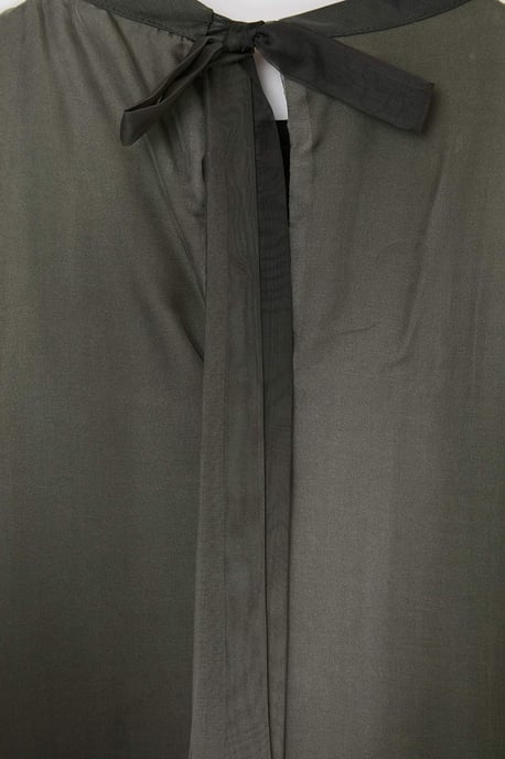Trendyol Curve Dam Grön Batikmönster Maxi Ärmlös Casual A-linje Plus size Klänning - Image 5