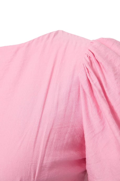 Trendyol Curve Dam Rosa Enfärgad Maxi Kort A-linje Plus size Klänning - Image 5