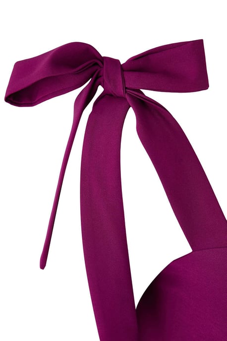 Trendyol Curve Dam Lila Enfärgad Maxi Ärmlös Elegant/Kväll A-linje Plus size Klänning - Image 5
