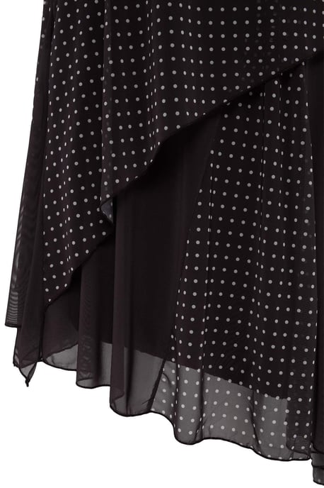 Trendyol Curve Dam Brun Prickig Maxi Ärmlös A-linje Plus size Klänning - Image 5