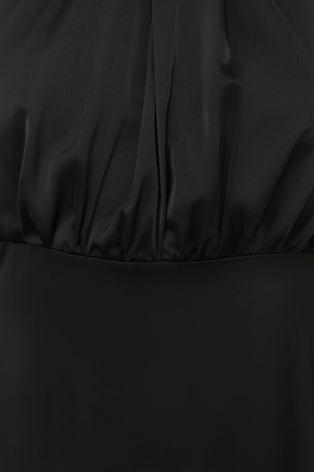 Trendyol Curve Dam Svart Enfärgad Maxi Ärmlös Elegant/Kväll A-linje Plus size Klänning - Image 4