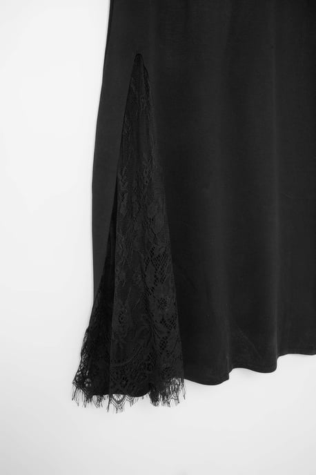 Trendyol Curve Dam Svart Enfärgad Maxi Ärmlös Casual A-linje Plus size Klänning - Image 5