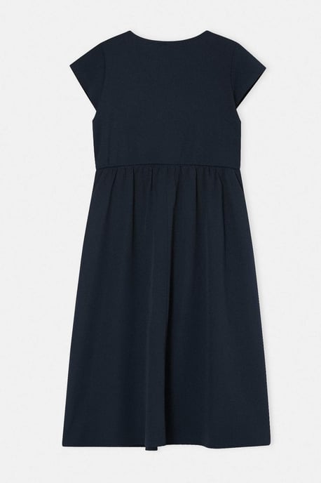 Trendyol Curve Dam Mörkblå Enfärgad Maxi Ärmlös Casual A-linje Plus size Klänning - Image 5