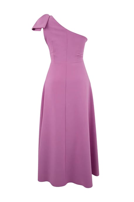 Trendyol Curve Dam Rosa Enfärgad Maxi Ärmlös Elegant/Kväll A-linje Plus size Klänning - Image 4