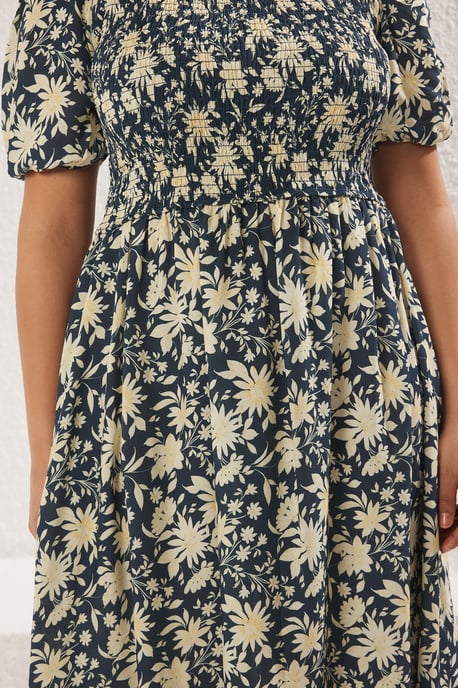 Trendyol Curve Dam Grön Enfärgad Midi Kort Casual A-linje Plus size Klänning - Image 3