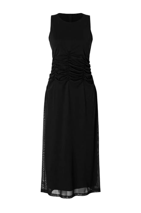 Trendyol Curve Dam Svart Djurmönster Midi Ärmlös Elegant/Kväll Bodycon Plus size Klänning - Image 2