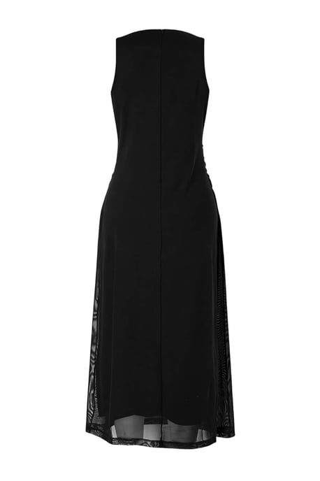 Trendyol Curve Dam Svart Djurmönster Midi Ärmlös Elegant/Kväll Bodycon Plus size Klänning - Image 3