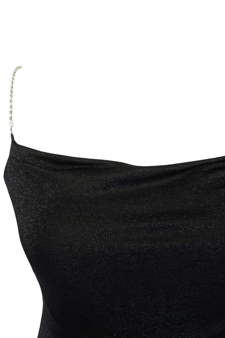 Trendyol Curve Dam Svart Enfärgad Maxi Ärmlös Elegant/Kväll A-linje Plus size Klänning - Image 4