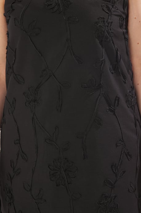 Trendyol Curve Dam Svart Enfärgad Kort / Mini Ärmlös Cocktail Rak Plus size Klänning - Image 2
