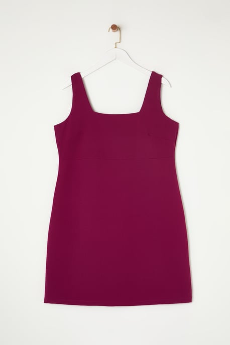Trendyol Curve Dam Lila Enfärgad Kort / Mini Ärmlös Kväll / Vardag A-linje Plus size Klänning - Image 5