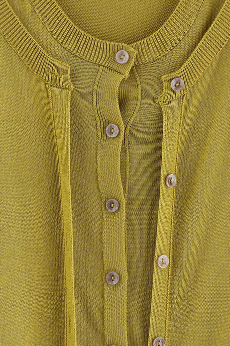 Trendyol Curve Dam Grön Enfärgad Lång Regular fit Plus size Koftor - Image 3