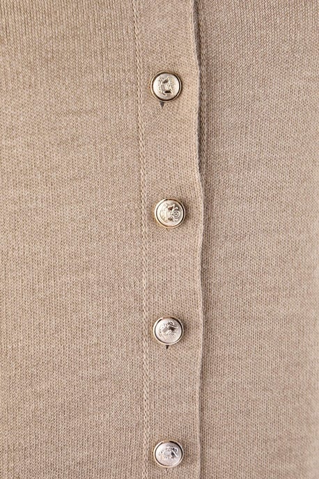 Trendyol Curve Dam Beige Enfärgad Lång Regular fit Plus size Koftor - Image 2
