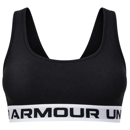 Under Armour Mid Crossback Womens Black Sports Bra - Image 1