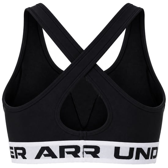 Under Armour Mid Crossback Womens Black Sports Bra - Image 2