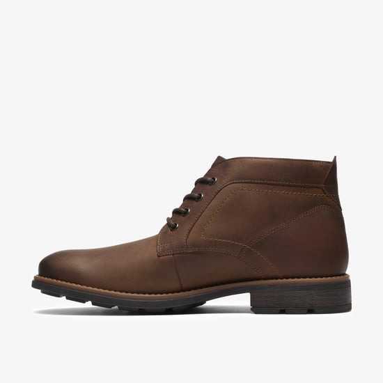 Emmet Chukka Tan Leather Boots - Image 2