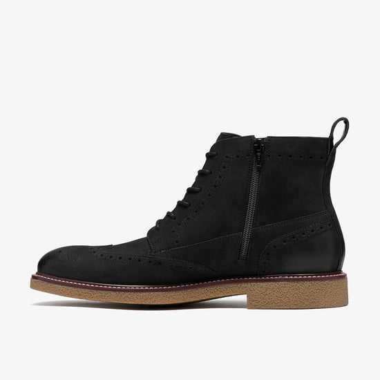 Chelwood Hi Black Oily Lea Boots - Image 2