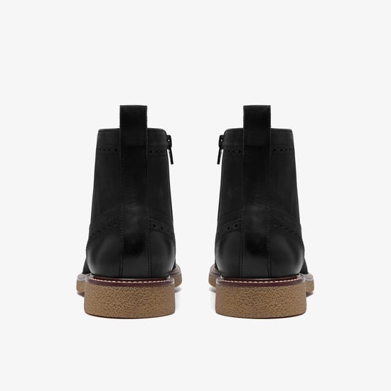 Chelwood Hi Black Oily Lea Boots - Image 5