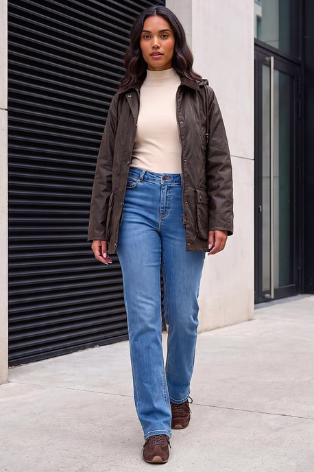 Waxed Longline Coat - Image 3